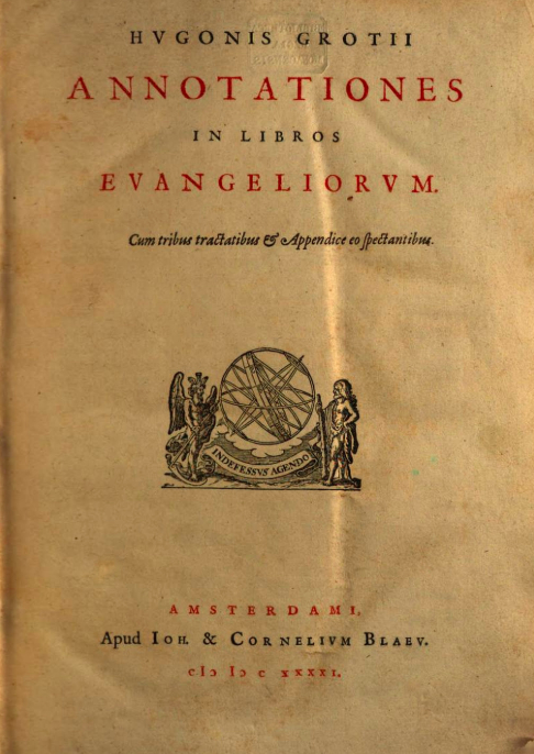 Grotius Annotationes 1641