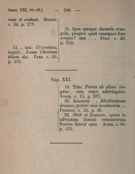 Tertullian Citations