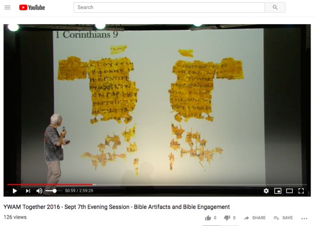 carroll 1 cor papyrus