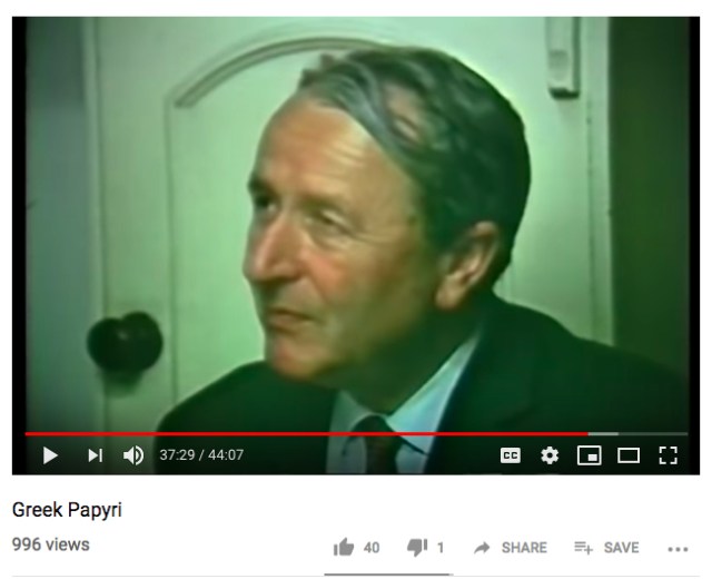 Eric Turner Greek Papyri