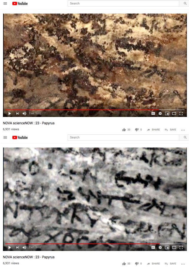 Oxyrhynchus MSI Romans Before and After